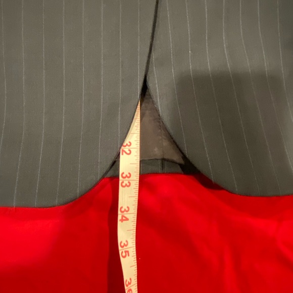 Jospeh Abboud blue pinstripe peak lapel 46R - Picture 3 of 16